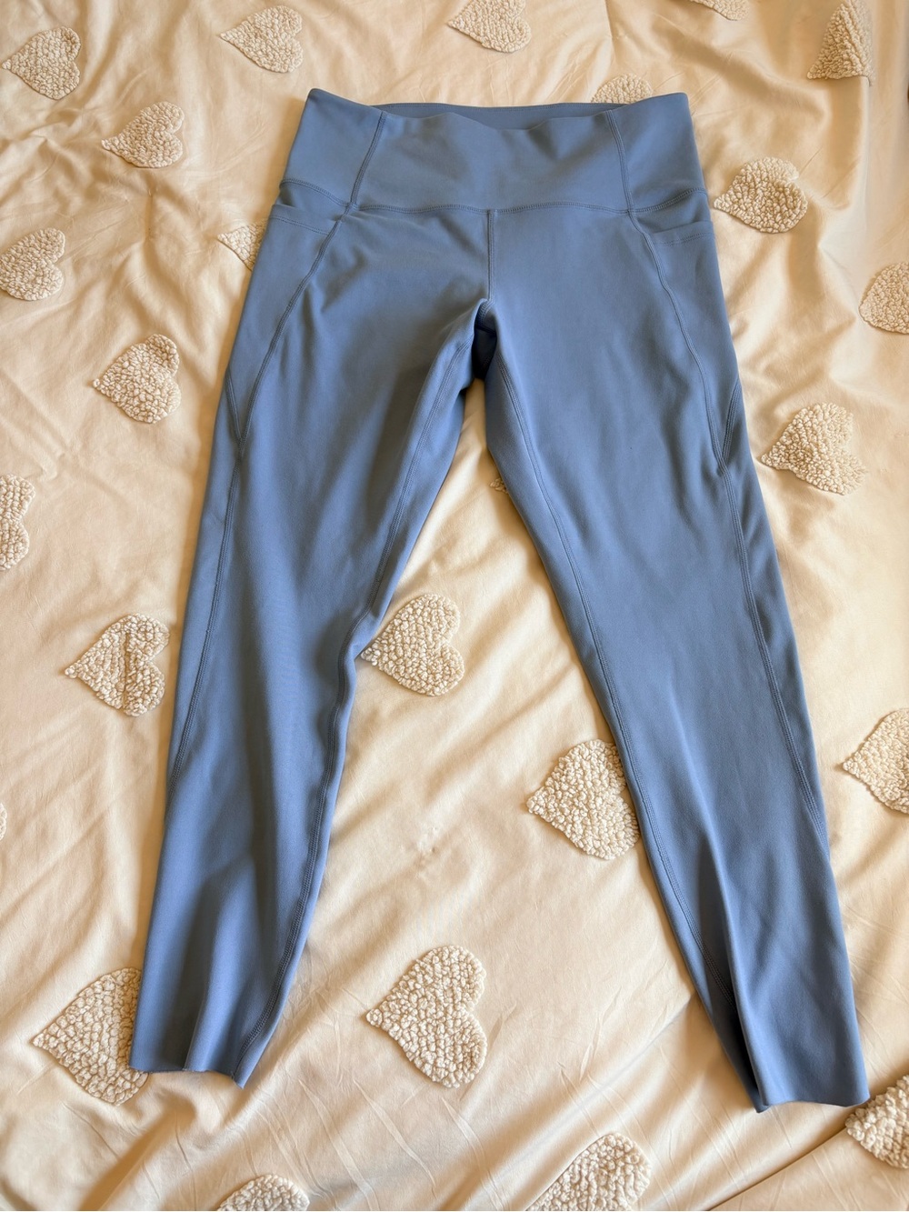 Danskin Balletcore Pilates Princess Athleisure Light Blue High-Rise Leggings